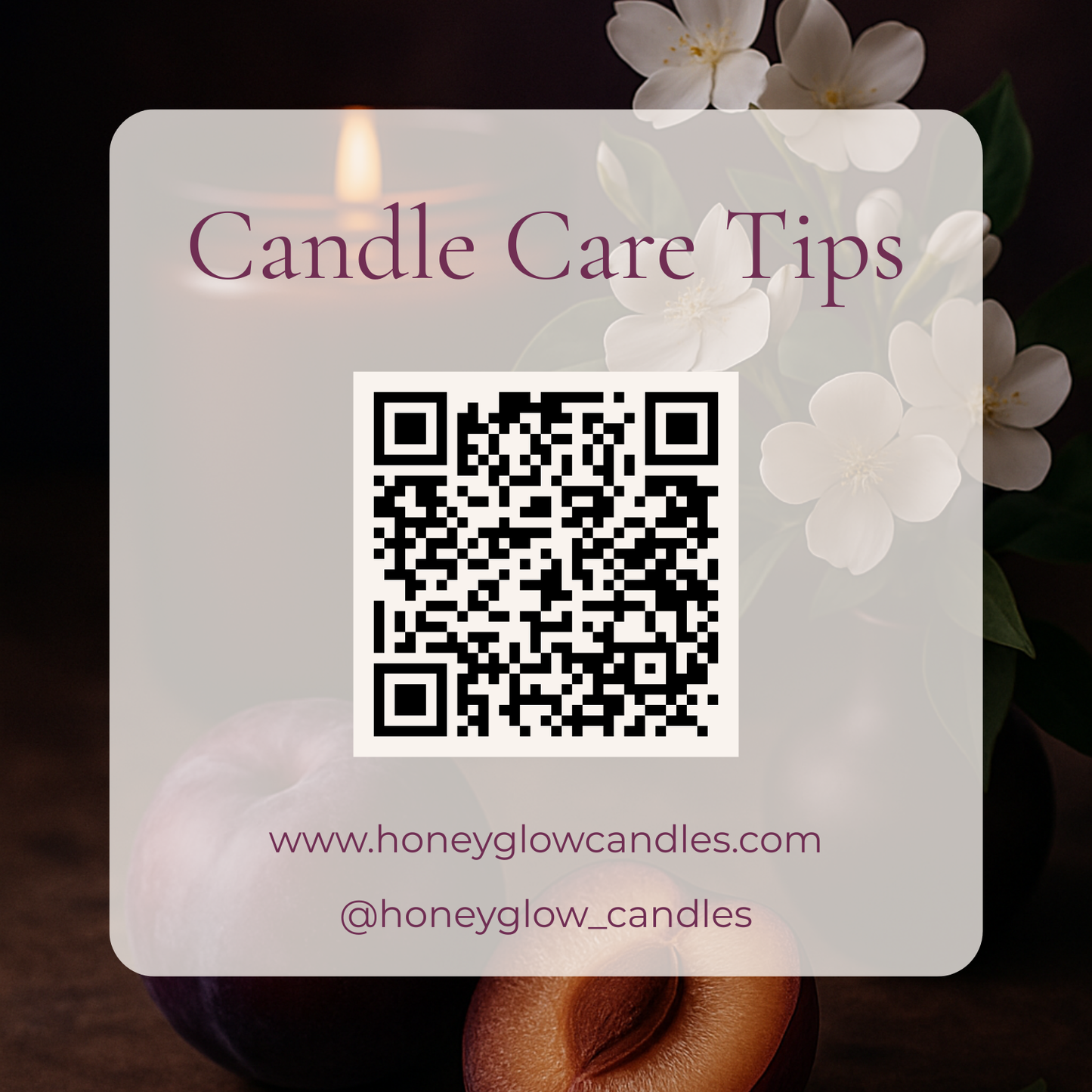 Solenne | Coconut Beeswax Candle | 8 oz. Frosted Amber Tumbler | Crackling Wood Wick