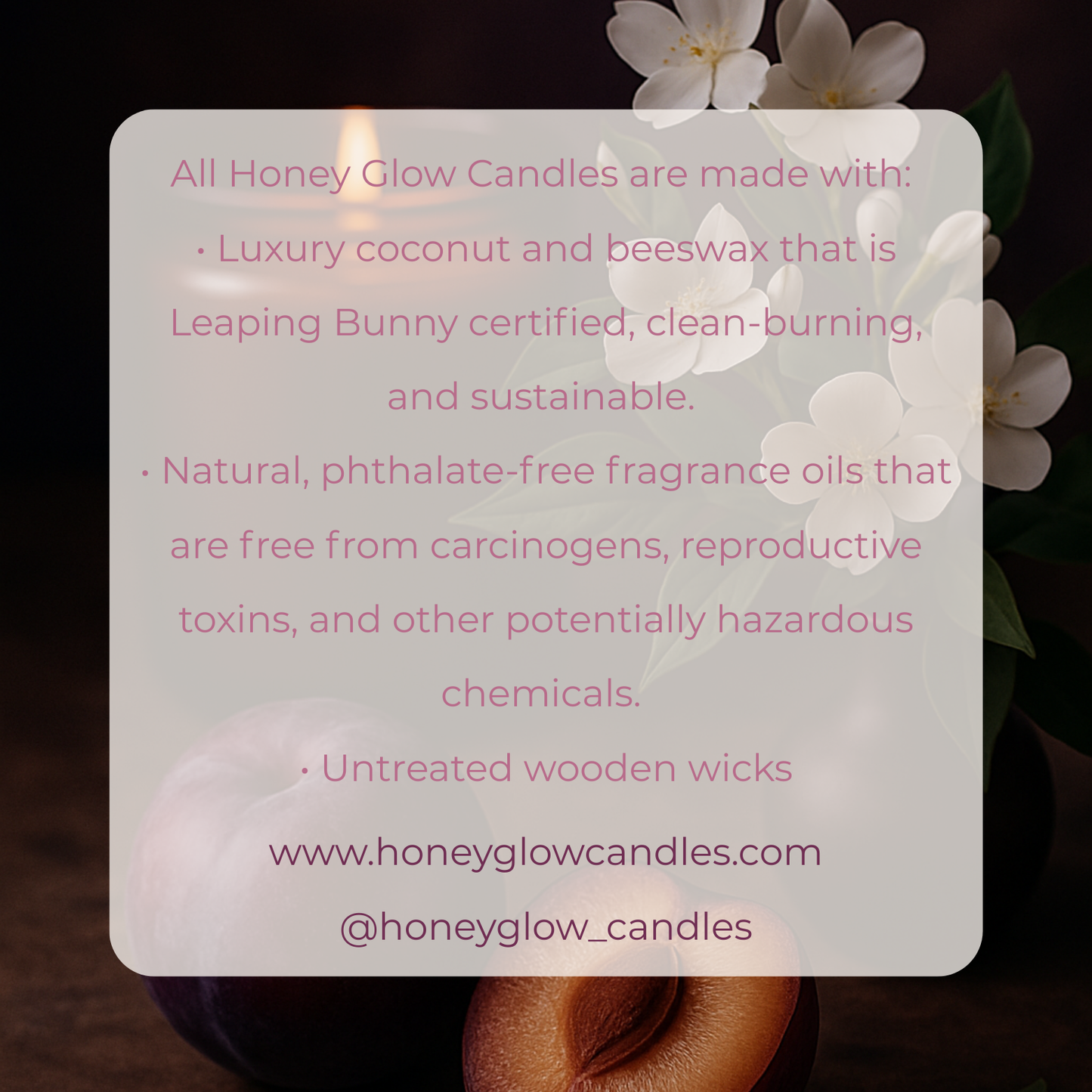 Solenne | Coconut Beeswax Candle | 8 oz. Frosted Amber Tumbler | Crackling Wood Wick