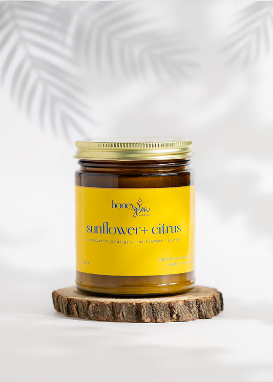 Sunflower + Citrus | Natural Bee + Organic Coconut Wax Candle