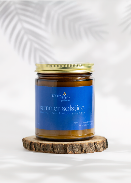 Summer Solstice | Natural Bee + Organic Coconut Wax Candle