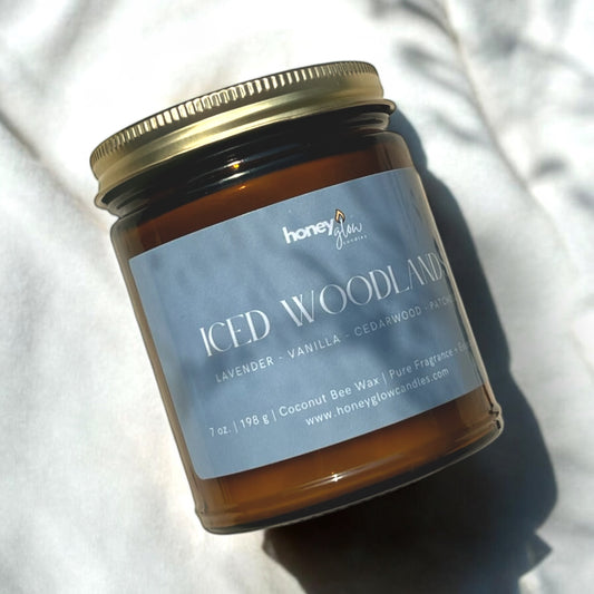 Iced Woodlands | Natural Bee + Organic Coconut Wax Candle