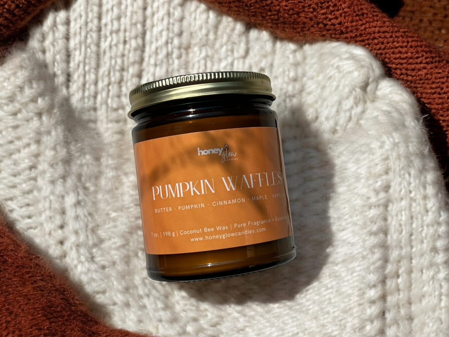 Pumpkin Waffles | Natural Bee + Organic Coconut Wax Candle