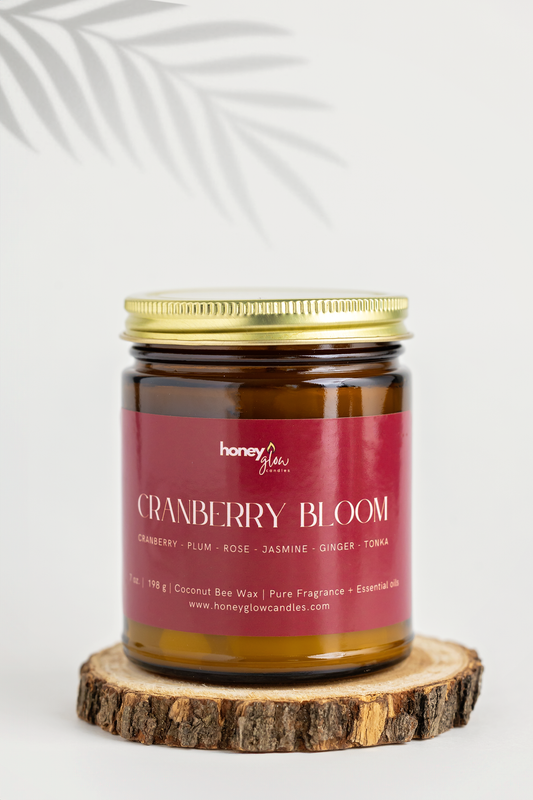 Cranberry Bloom | Natural Bee + Organic Coconut Wax Candle