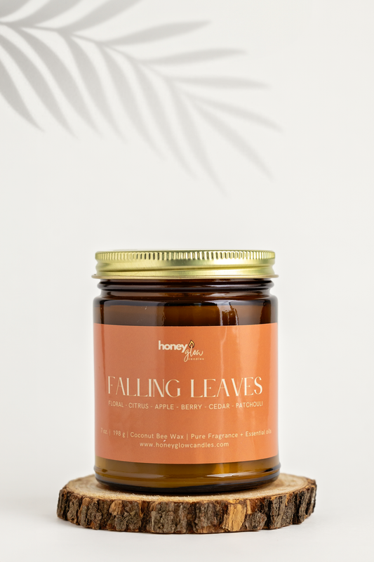 Falling Leaves | Natural Bee + Organic Coconut Wax Candle